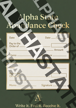 Load image into Gallery viewer, Alpha State Manifestation Checkbook – Write Yourself Abundance
